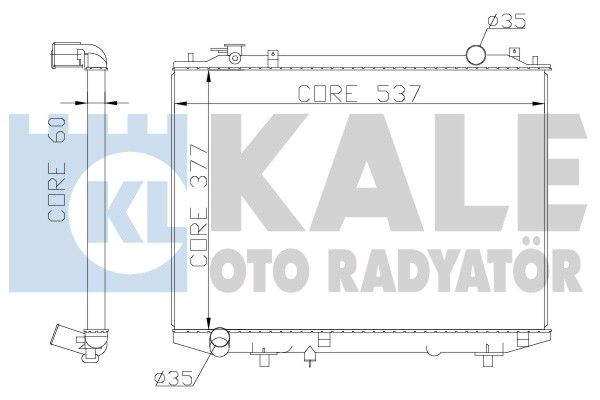 KALE OTO RADYATÖR Radiators, Motora dzesēšanas sistēma 356200